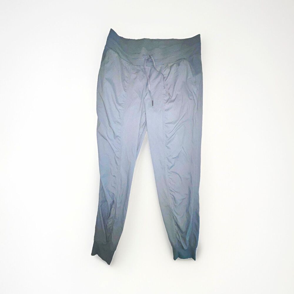Lululemon Women’s Gray Jogger Pants Drawstring Elastic Waist Pockets Size 10